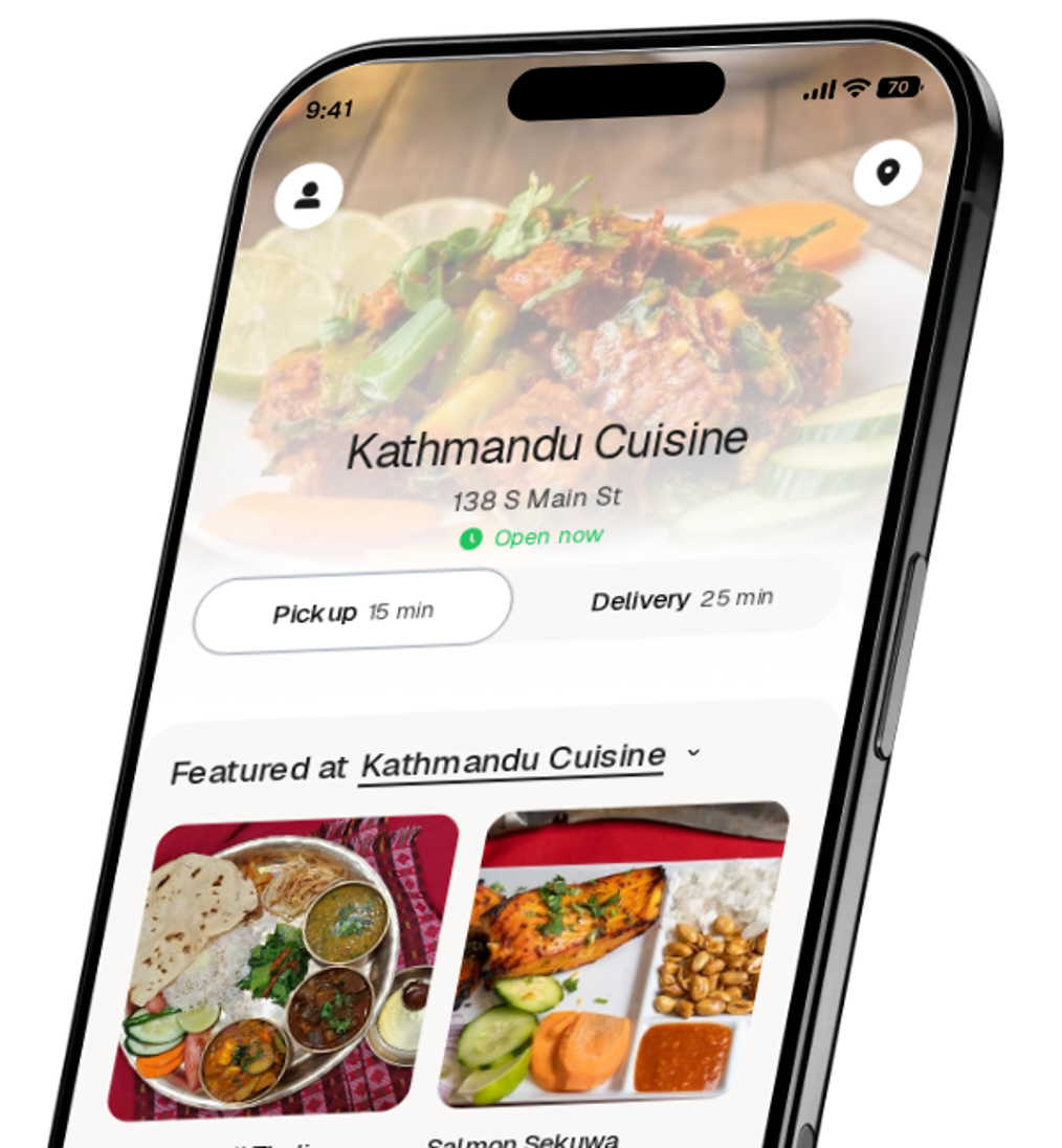 Kathmandu Cuisine app preview