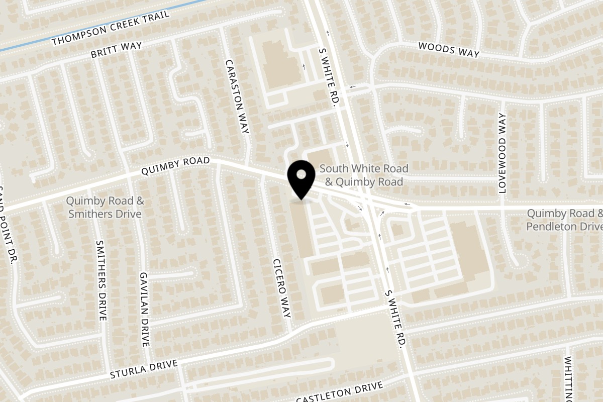 Map showing the location of Kathmandu Cuisine San Jose on 2850 Quimby Rd in San Jose